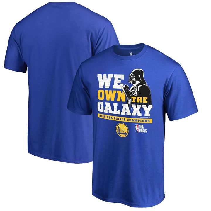 Golden State Warriors Fanatics Branded 2018 NBA Finals Champions Star Wars Own the Galaxy T-Shirt Royal,We sell and wholesale Golden State Warriors Fanatics Branded 2018 NBA Finals Champions Star Wars Own the Galaxy T-Shirt Royal on line form chian!